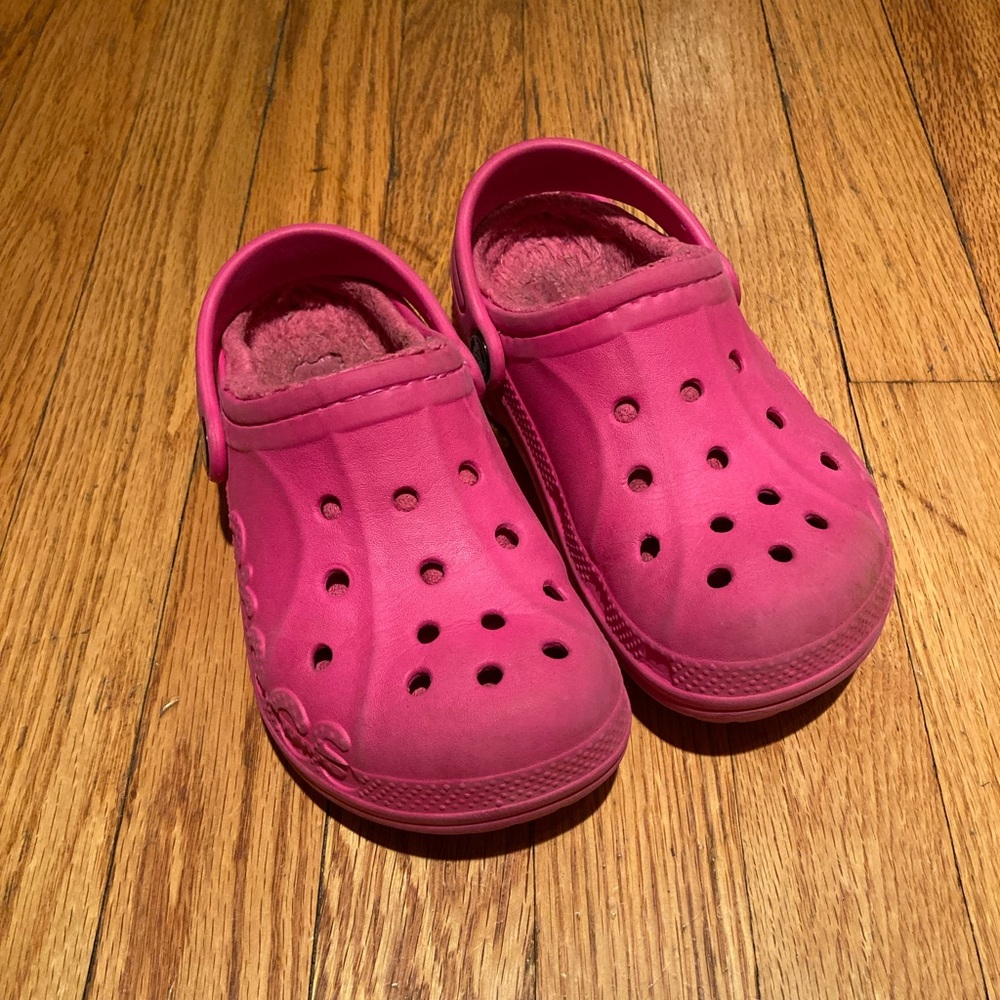 Kids Fur lined Crocs